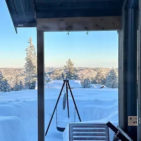 New Cabin Near X Country Ski Trails At Blefjell With Jacuzzi