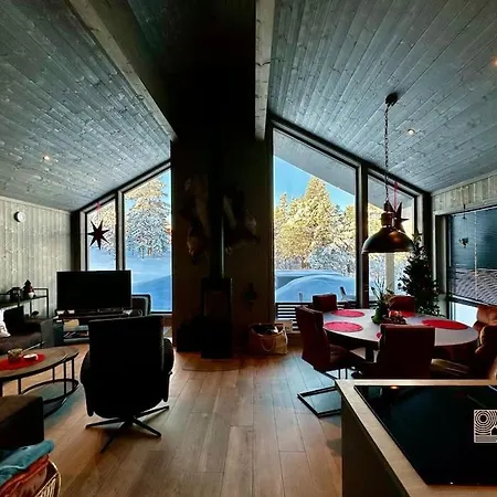 New Cabin Near X Country Ski Trails At Blefjell With Jacuzzi Ferienhaus Flesberg
